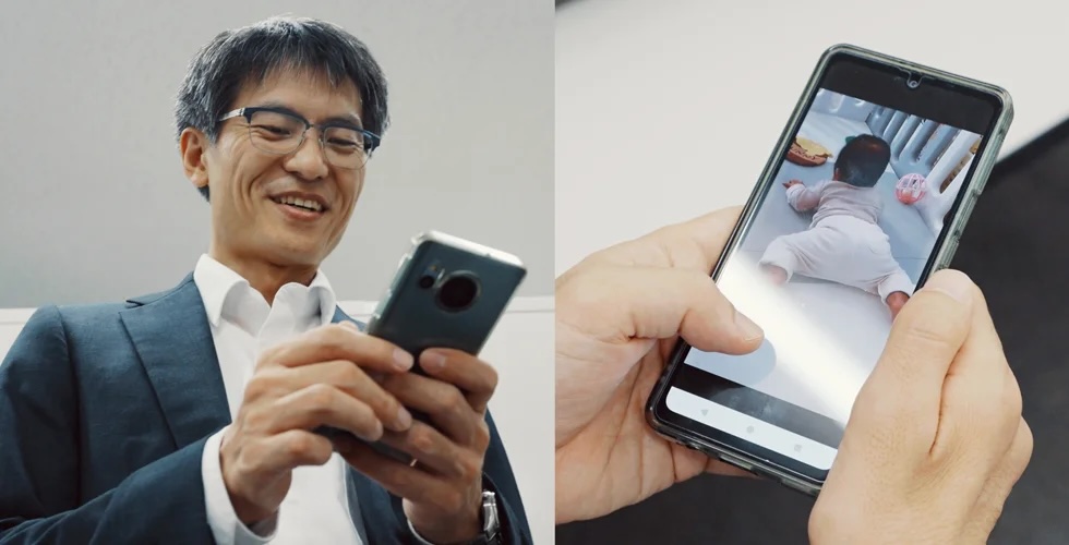 育休を取得した男性社員と取得をサポートした上司のイメージ