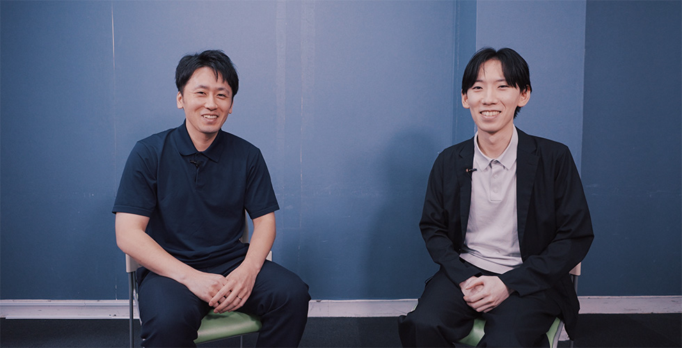 T.N.とW.S.の対談の様子